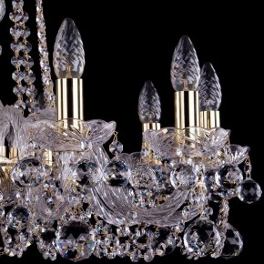 Подвесная люстра Bohemia Ivele Crystal 1402 1402/10/240/G/Balls в Лесном - lesnoy.mebel24.online | фото 2