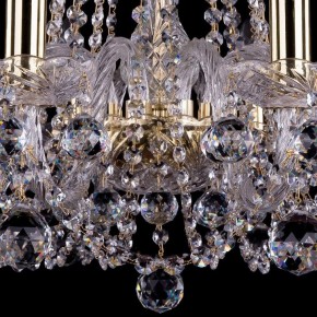 Подвесная люстра Bohemia Ivele Crystal 1402 1402/10/240/G/Balls в Лесном - lesnoy.mebel24.online | фото 3