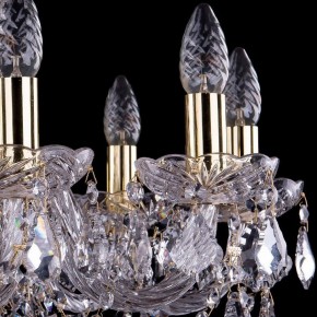 Подвесная люстра Bohemia Ivele Crystal 1402 1402/10/240/G/Leafs в Лесном - lesnoy.mebel24.online | фото 2