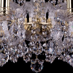 Подвесная люстра Bohemia Ivele Crystal 1402 1402/10/240/G/Leafs в Лесном - lesnoy.mebel24.online | фото 5
