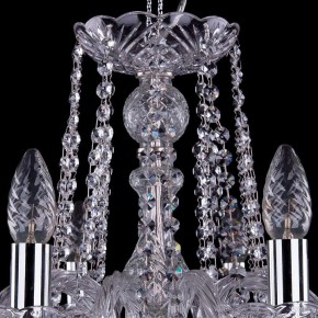 Подвесная люстра Bohemia Ivele Crystal 1402 1402/10/240/Ni/Leafs в Лесном - lesnoy.mebel24.online | фото 4