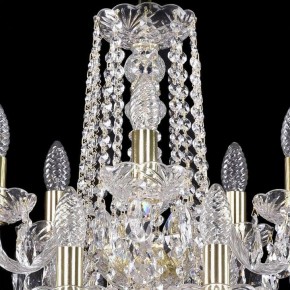 Подвесная люстра Bohemia Ivele Crystal 1402 1402/10+5/195/2d/G в Лесном - lesnoy.mebel24.online | фото 4