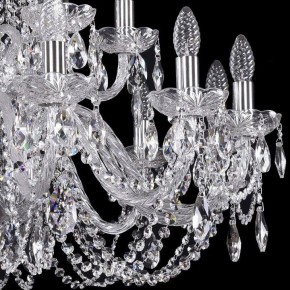 Подвесная люстра Bohemia Ivele Crystal 1402 1402/12+6/300/2d/Ni в Лесном - lesnoy.mebel24.online | фото 2