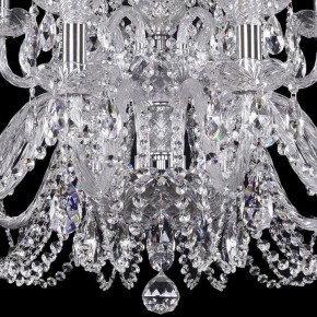 Подвесная люстра Bohemia Ivele Crystal 1402 1402/12+6/300/2d/Ni в Лесном - lesnoy.mebel24.online | фото 3