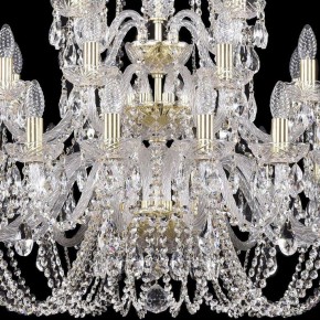 Подвесная люстра Bohemia Ivele Crystal 1402 1402/16+8+4/300/h-123/3d/G в Лесном - lesnoy.mebel24.online | фото 3