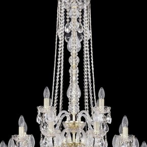 Подвесная люстра Bohemia Ivele Crystal 1402 1402/16+8+4/300/h-123/3d/G в Лесном - lesnoy.mebel24.online | фото 4