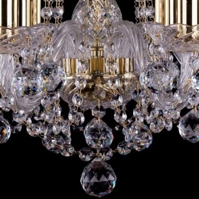 Подвесная люстра Bohemia Ivele Crystal 1402 1402/6/160/G/Balls в Лесном - lesnoy.mebel24.online | фото 3