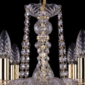 Подвесная люстра Bohemia Ivele Crystal 1402 1402/6/160/G/Balls в Лесном - lesnoy.mebel24.online | фото 4
