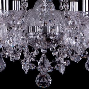 Подвесная люстра Bohemia Ivele Crystal 1402 1402/6/160/Ni/Leafs в Лесном - lesnoy.mebel24.online | фото 3