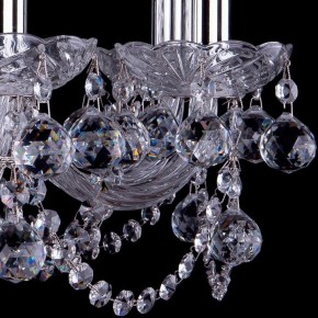 Подвесная люстра Bohemia Ivele Crystal 1402 1402/8/195/Ni/Balls в Лесном - lesnoy.mebel24.online | фото 3