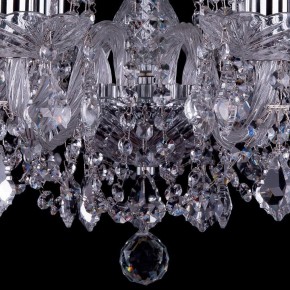Подвесная люстра Bohemia Ivele Crystal 1402 1402/8/195/Ni/Leafs в Лесном - lesnoy.mebel24.online | фото 3