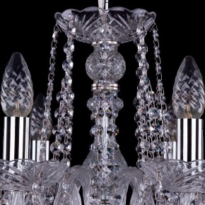 Подвесная люстра Bohemia Ivele Crystal 1402 1402/8/195/Ni/Leafs в Лесном - lesnoy.mebel24.online | фото 4