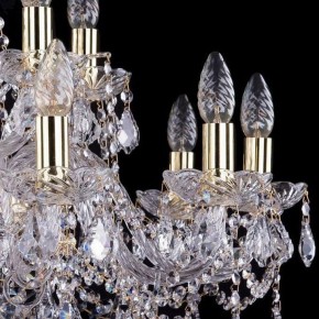Подвесная люстра Bohemia Ivele Crystal 1411 1411/10+5/240/G/Leafs в Лесном - lesnoy.mebel24.online | фото 2