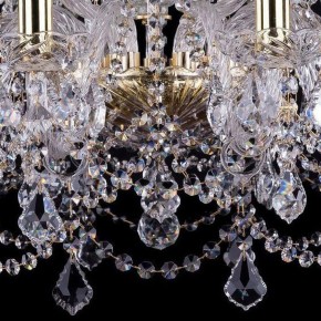 Подвесная люстра Bohemia Ivele Crystal 1411 1411/10+5/240/G/Leafs в Лесном - lesnoy.mebel24.online | фото 3