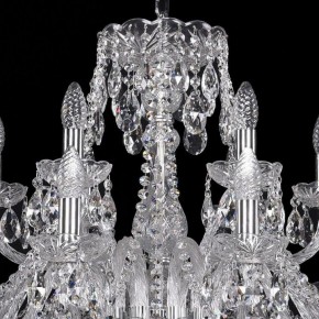Подвесная люстра Bohemia Ivele Crystal 1411 1411/12+6/300/Ni в Лесном - lesnoy.mebel24.online | фото 4