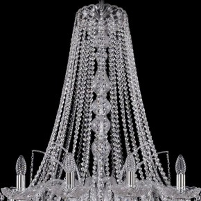 Подвесная люстра Bohemia Ivele Crystal 1411 1411/18/400/h-113/Ni в Лесном - lesnoy.mebel24.online | фото 4