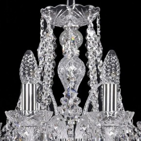 Подвесная люстра Bohemia Ivele Crystal 1411 1411/8/160/Ni в Лесном - lesnoy.mebel24.online | фото 4