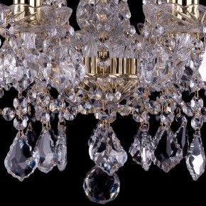 Подвесная люстра Bohemia Ivele Crystal 1413 1413/6/141/G/Leafs в Лесном - lesnoy.mebel24.online | фото 3