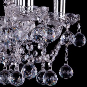 Подвесная люстра Bohemia Ivele Crystal 1413 1413/6/141/Ni/Balls в Лесном - lesnoy.mebel24.online | фото 3