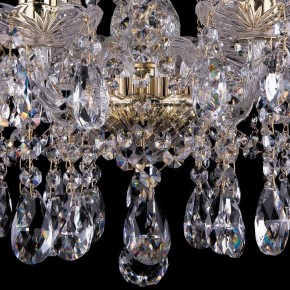 Подвесная люстра Bohemia Ivele Crystal 1413 1413/8/165/G/Tube в Лесном - lesnoy.mebel24.online | фото 3