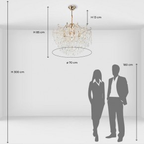 Подвесная люстра De City Бриз 38 111016006 в Лесном - lesnoy.mebel24.online | фото 8