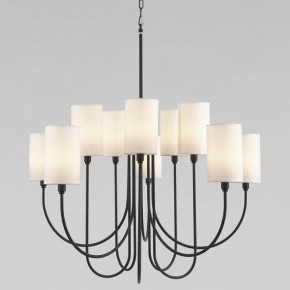 Подвесная люстра Eurosvet Abbey 60164/10 черный в Лесном - lesnoy.mebel24.online | фото