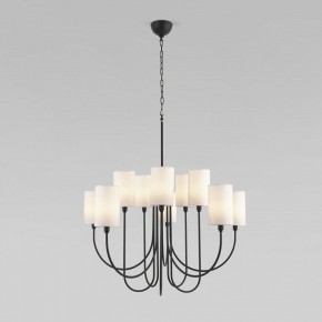Подвесная люстра Eurosvet Abbey 60164/10 черный в Лесном - lesnoy.mebel24.online | фото 2