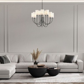 Подвесная люстра Eurosvet Abbey 60164/10 черный в Лесном - lesnoy.mebel24.online | фото 4