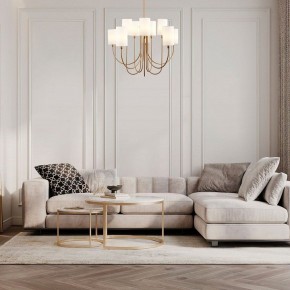 Подвесная люстра Eurosvet Abbey 60164/10 латунь в Лесном - lesnoy.mebel24.online | фото 4