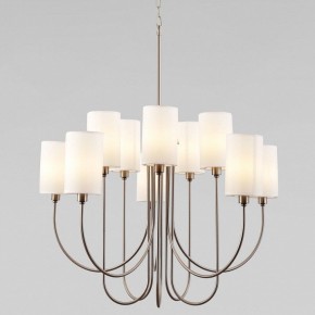 Подвесная люстра Eurosvet Abbey 60164/10 никель в Лесном - lesnoy.mebel24.online | фото