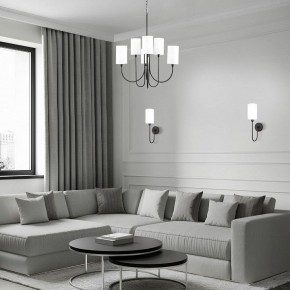 Подвесная люстра Eurosvet Abbey 60164/6 черный в Лесном - lesnoy.mebel24.online | фото 3