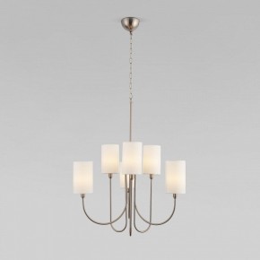 Подвесная люстра Eurosvet Abbey 60164/6 никель в Лесном - lesnoy.mebel24.online | фото 2