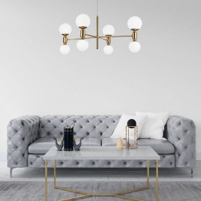 Подвесная люстра Eurosvet Bubble 30182/8 латунь в Лесном - lesnoy.mebel24.online | фото 4