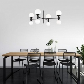 Подвесная люстра Eurosvet Bubble 30182/8 черный в Лесном - lesnoy.mebel24.online | фото 3
