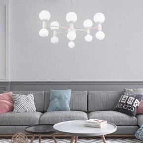 Подвесная люстра Eurosvet Bubble 30182 белый в Лесном - lesnoy.mebel24.online | фото 4