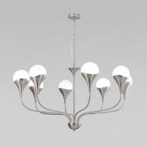 Подвесная люстра Eurosvet Calyx 60169/8 никель в Лесном - lesnoy.mebel24.online | фото