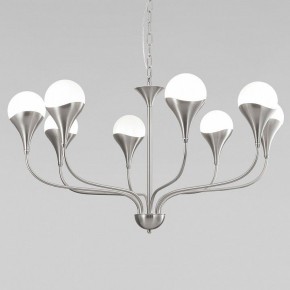 Подвесная люстра Eurosvet Calyx 60169/8 никель в Лесном - lesnoy.mebel24.online | фото 2