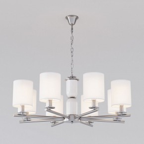 Подвесная люстра Eurosvet Caprera 60146/8 никель в Лесном - lesnoy.mebel24.online | фото 2