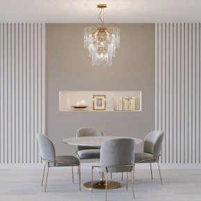 Подвесная люстра Eurosvet Claire 60171 золото в Лесном - lesnoy.mebel24.online | фото 3