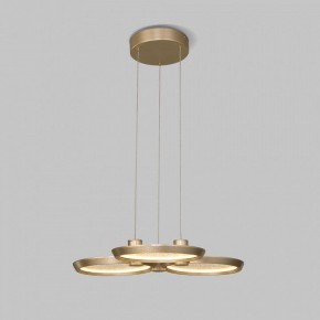 Подвесная люстра Eurosvet Crespella 90034/3 золото в Лесном - lesnoy.mebel24.online | фото 3