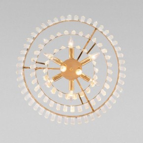 Подвесная люстра Eurosvet Elegante 10130/8 золото/прозрачный хрусталь Strotskis в Лесном - lesnoy.mebel24.online | фото 3