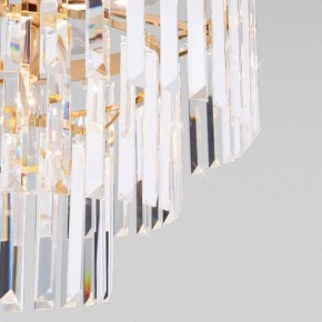 Подвесная люстра Eurosvet Elegante 10130/8 золото/прозрачный хрусталь Strotskis в Лесном - lesnoy.mebel24.online | фото 5