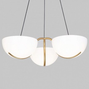 Подвесная люстра Eurosvet Emisfero 50083/3 LED золото в Лесном - lesnoy.mebel24.online | фото