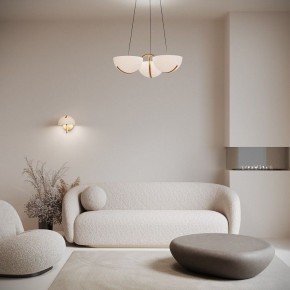 Подвесная люстра Eurosvet Emisfero 50083/3 LED золото в Лесном - lesnoy.mebel24.online | фото 4