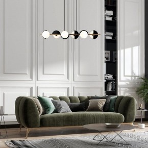 Подвесная люстра Eurosvet Moity 70149/6 черный/латунь в Лесном - lesnoy.mebel24.online | фото 4