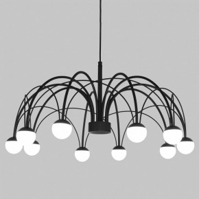 Подвесная люстра Eurosvet Ragno 90034/10 LED черный в Лесном - lesnoy.mebel24.online | фото