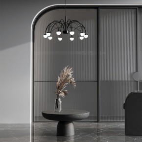 Подвесная люстра Eurosvet Ragno 90034/10 LED черный в Лесном - lesnoy.mebel24.online | фото 4