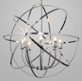 Подвесная люстра Eurosvet Santi 60139/8 хром в Лесном - lesnoy.mebel24.online | фото 2