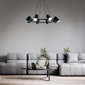 Подвесная люстра Eurosvet Splay 70147/8 черный в Лесном - lesnoy.mebel24.online | фото 6