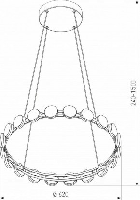 Подвесная люстра Eurosvet Tapioca 90332/20 черный в Лесном - lesnoy.mebel24.online | фото 5